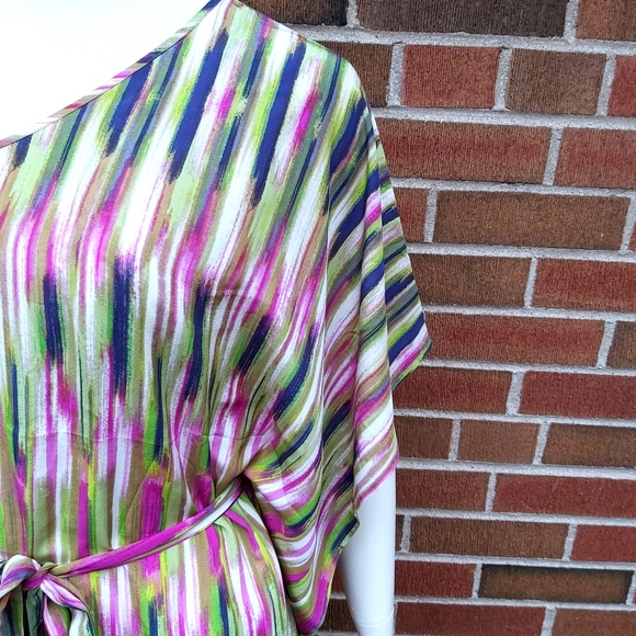 Charlie Jade Silk One Shoulder Drape Dress - Picture 7 of 10